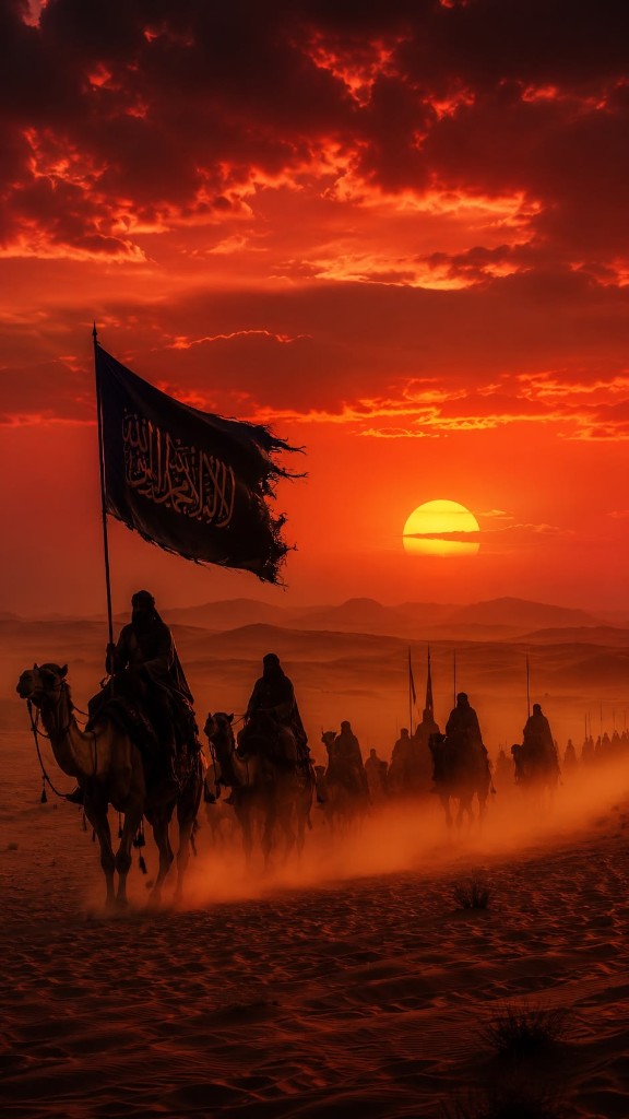 Gyllene kalligrafi — Muharram